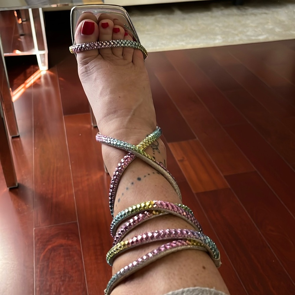 Steve Madden sandals, wraparound